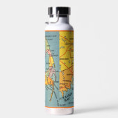 Carte de la bouteille d'eau Cape - Cape Cod Massac (Plage)