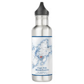 Carte de la bouteille d'eau du Massachusetts du Ca (Gauche)