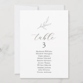 Carte de la branche Feuille d'olive de table moder (Devant)