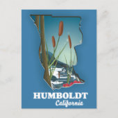 Carte de la californie d'Humboldt (Devant)