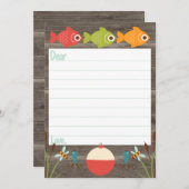 Carte de la capsule de temps de pêche de l'unité d (Devant / Derrière)