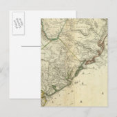 Carte De La Caroline Du Nord Et De La Caroline Du (Devant / Derrière)