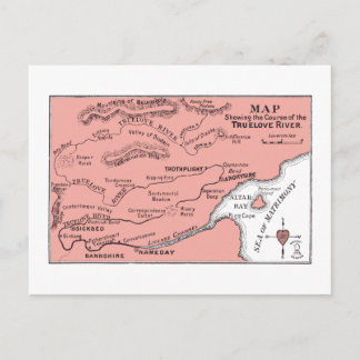 Carte de la carte postale de la rivière Truelove