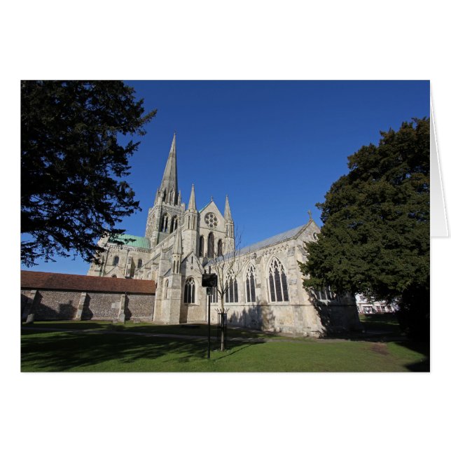 Carte de la cathédrale de Chichester (Devant horizontal)