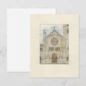 Carte de la cathédrale du Saint-Nom (Devant / Derrière)
