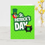 Carte de la Chance de l'Irlandais (Fleur jaune)