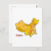 Carte de la Chine patriotique (Devant / Derrière)