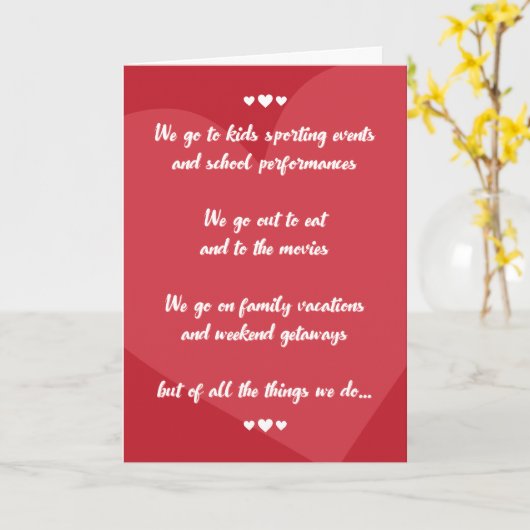 Carte de la chose préférée à faire par amour (Fleur jaune)