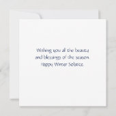 Carte de la Chouette du solstice d'hiver dans la n (Dos)