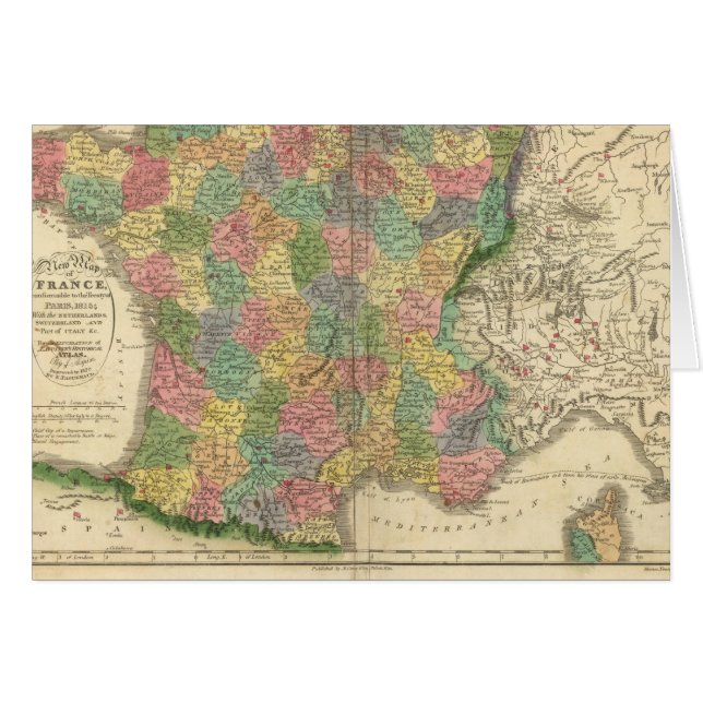 Carte de la Chronologie de France (Devant horizontal)