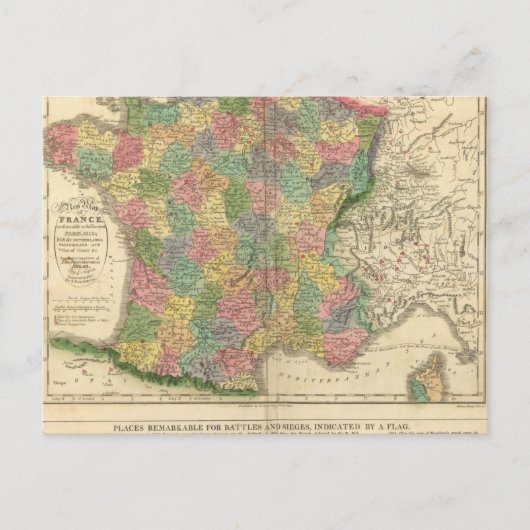 Carte de la Chronologie de France (Devant)