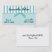 Carte de la clôture de la fille élégante (Devant / Derrière)