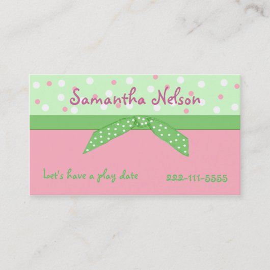 Carte de la clôture de la fille élégante (Devant)