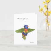 Carte de la collection Budgie (Fleur jaune)