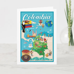 Carte de la Colombie