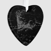 Carte de la constellation d'Aries par Hevelius (devant)