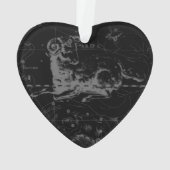 Carte de la constellation d'Aries par Hevelius (dos)