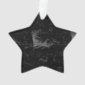 Carte de la constellation d'Aries par Hevelius (dos)