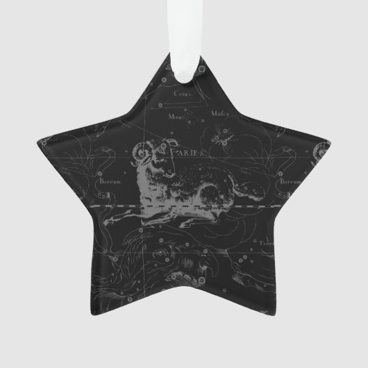 Carte de la constellation d'Aries par Hevelius (devant)