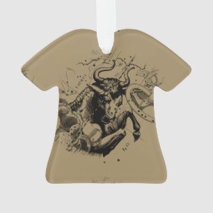 Carte de la constellation de Taurus par Hevelius c