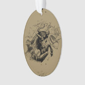 Carte de la constellation de Taurus par Hevelius c (devant)