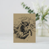 Carte de la constellation du zodiaque du Taureau H (Debout devant)