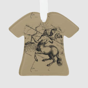 Carte de la constellation Sagittarius par Hevelius