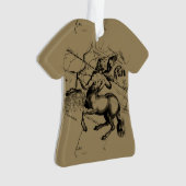 Carte de la constellation Sagittarius par Hevelius (devant)