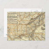 Carte de la côte atlantique (Devant / Derrière)