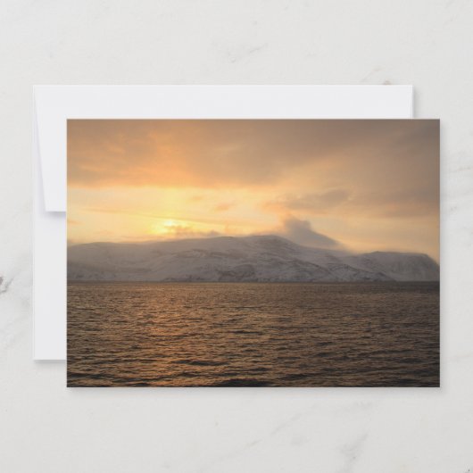 Carte de la côte d'hiver de Norvège (Devant)