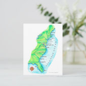 Carte de la côte Est américaine (Debout devant)