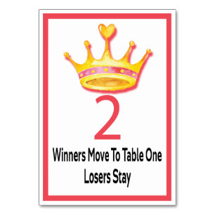 Carte de la couronne d'or Bunco #2