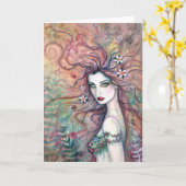 Carte de la déesse des fleurs par Molly Harrison (Fleur jaune)