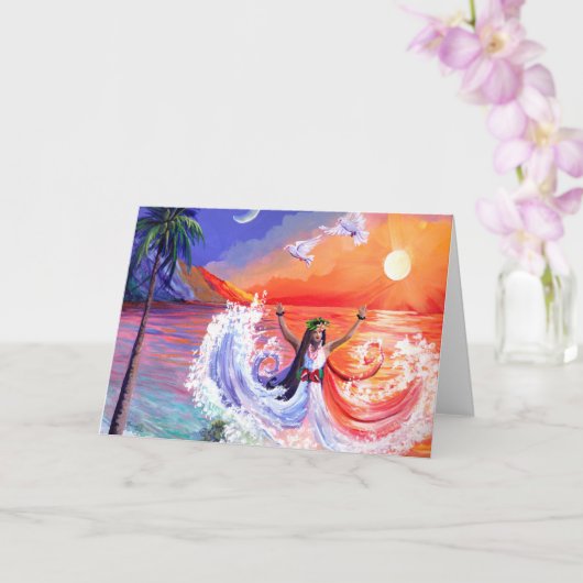 Carte de la Déesse Féminine Divine (Orchidée)