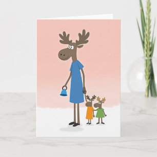 Carte de la famille de la biche mère Azure
