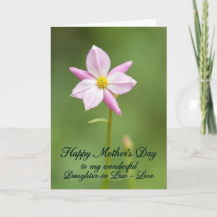 Carte de la famille Fleur polka point amour