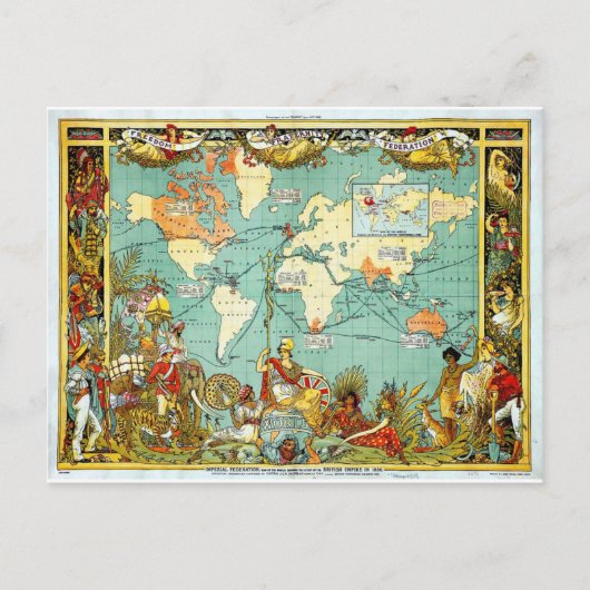 Carte de la Fédération impériale du Monde Showi (Devant)