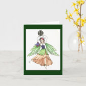 Carte de la Fée Celtique (Fleur jaune)