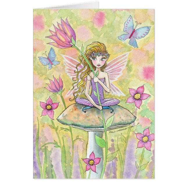 Carte de la Fée des Fleurs Nicolette (Devant)