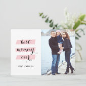 Carte de la fête de la mère de la meilleure maman (Debout devant)