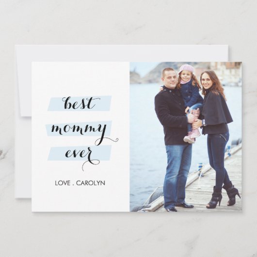 Carte de la fête de la mère de la meilleure maman (Devant)