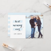 Carte de la fête de la mère de la meilleure maman (Devant/Arrière en situation)