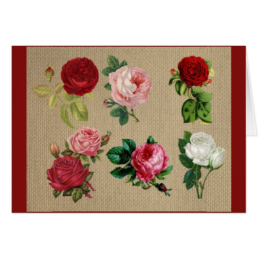 Carte de la fête de la mère de maman (Devant horizontal)