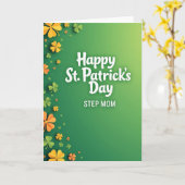 Carte de la Fête de la Saint-Patrick pour Belle-Mè (Fleur jaune)