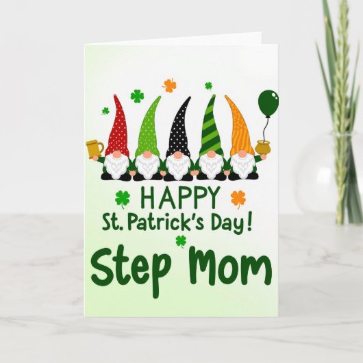 Carte de la Fête de la Saint-Patrick pour Belle-Mè (Devant)