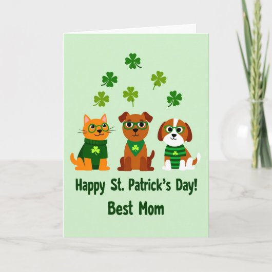 Carte de la Fête de la Saint-Patrick pour la Meill (Devant)