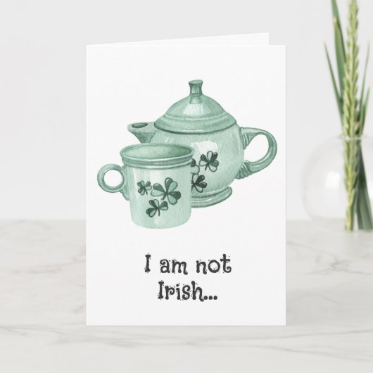 Carte de la Fête de la Saint-Patrick représentant  (Devant)