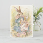 Carte de la Fête de Peter Mère Rabbit (Debout devant)