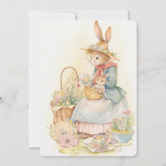 Carte de la Fête de Peter Mère Rabbit (Devant)