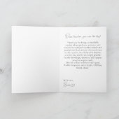 Carte de la Fête des Enseignants à Fleurs au Paste (Intérieur)